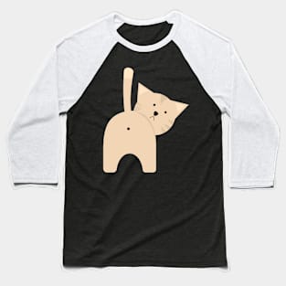 Cat Butt Baseball T-Shirt